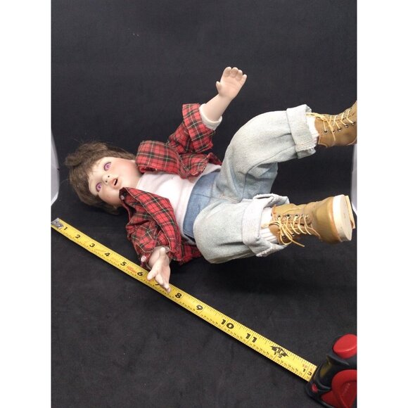 Vintage Radio Flyer Danbury Mint Porcelain 12" Doll  ONLY Replacement Doll - Picture 12 of 12